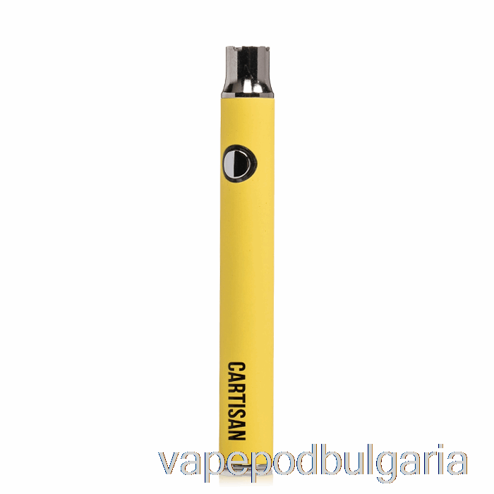 Vape Bulgaria Cartisan бутон Vv 350 510 батерия жълта